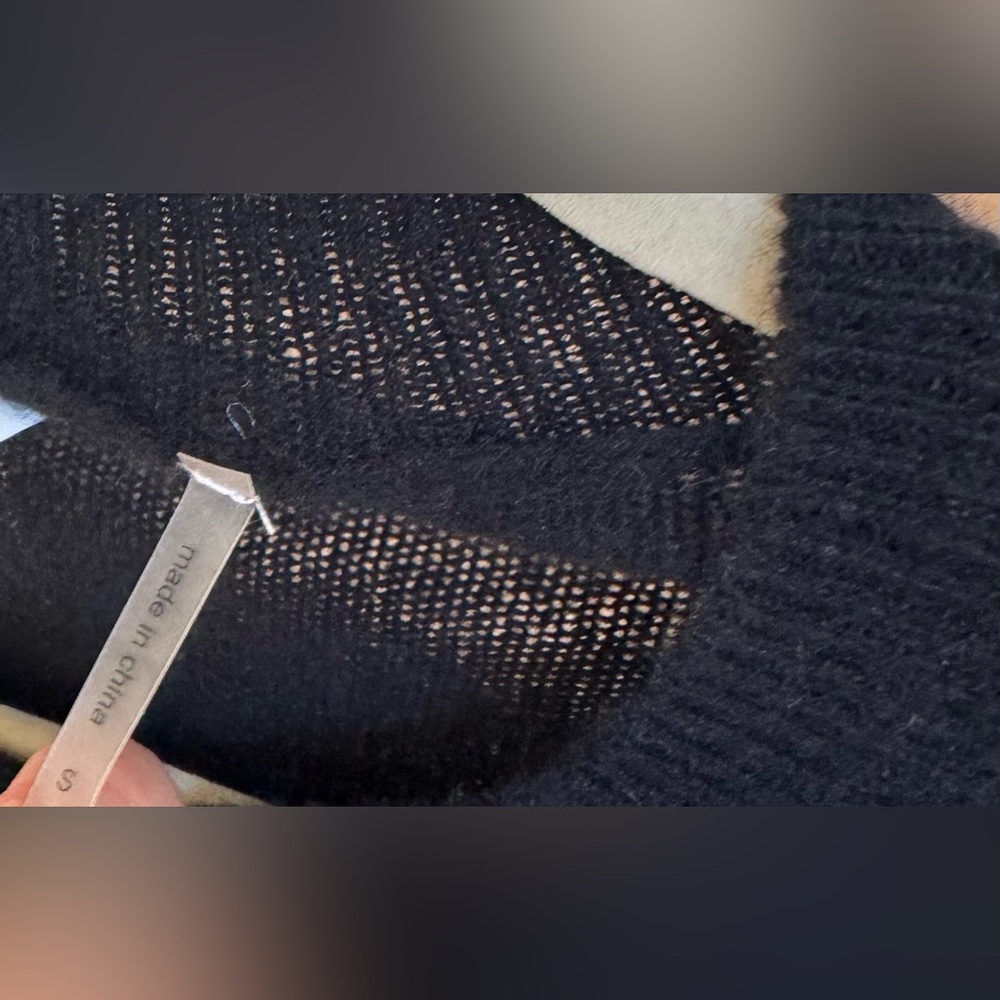 27 Miles Malibu Black Sweater with Vibrant Star Details - Picture 7 of 12